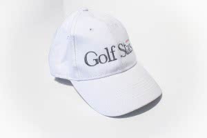 White Golf Stars Cap