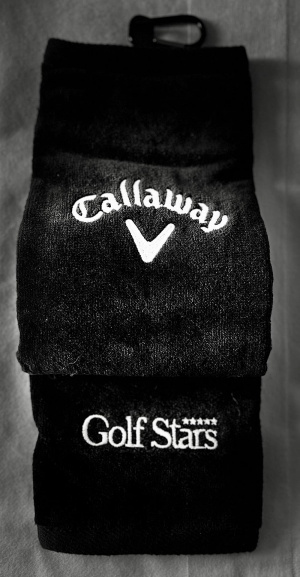 Bag towels Golf Stars Callaway black